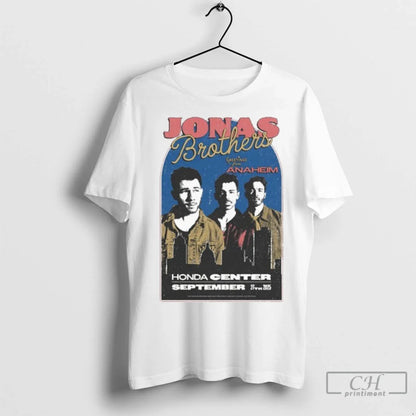 Jonas Brothers Sept 27 2025 Honda Center Anaheim Ca T Shirts Shirt