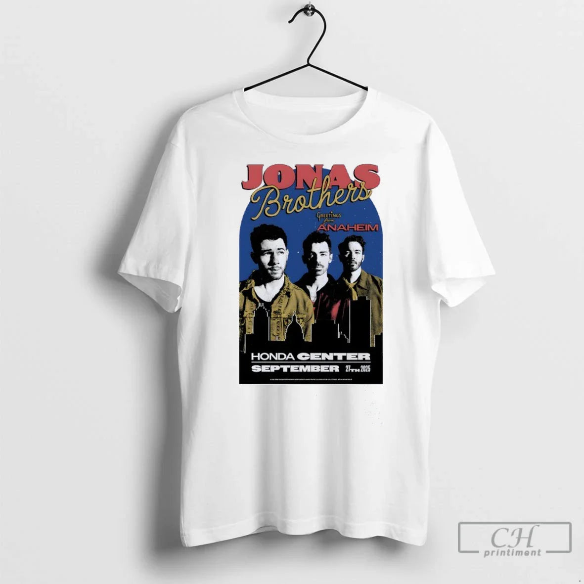 Jonas Brothers Tour Anaheim Ca 09 27 2025 T Shirts Tank Top Premium