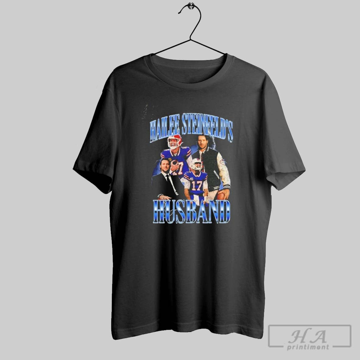 Josh Allen Buffalo Bills Hailee Steinfelds Husband TShirt Trendy Art