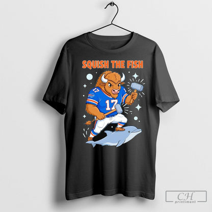 Josh Allen Squish Fish Buffalo Bills Tee Exclusive Collection