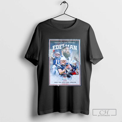 Julian Edelman Patriots 2025 Hall Fame Induction TShirt Modern Look