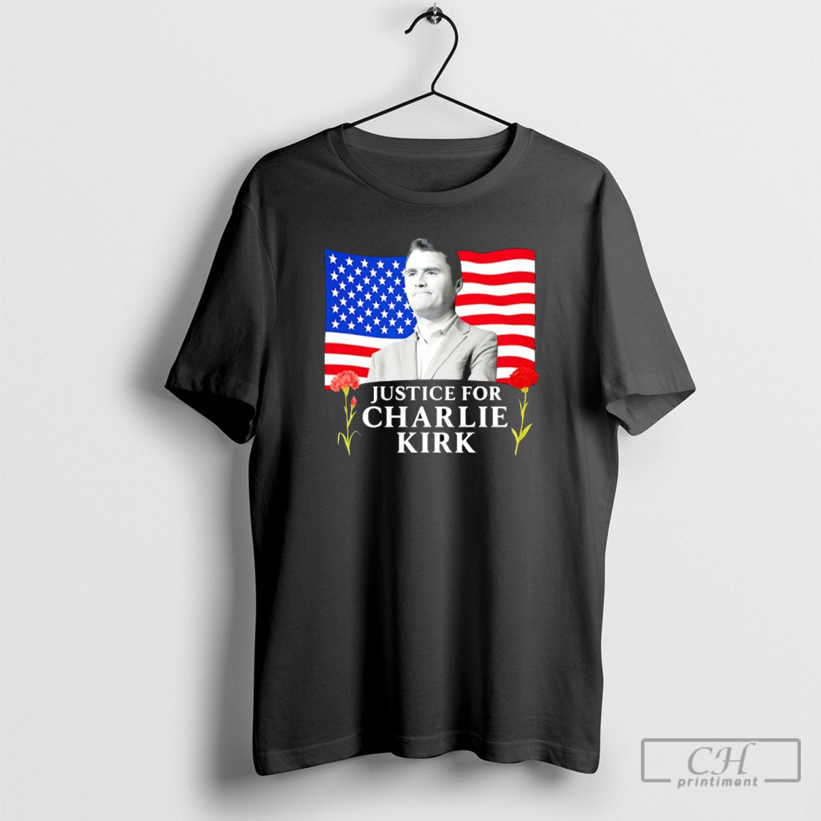 Justice Charlie Kirk Usa Flag Tank Top Exclusive Look