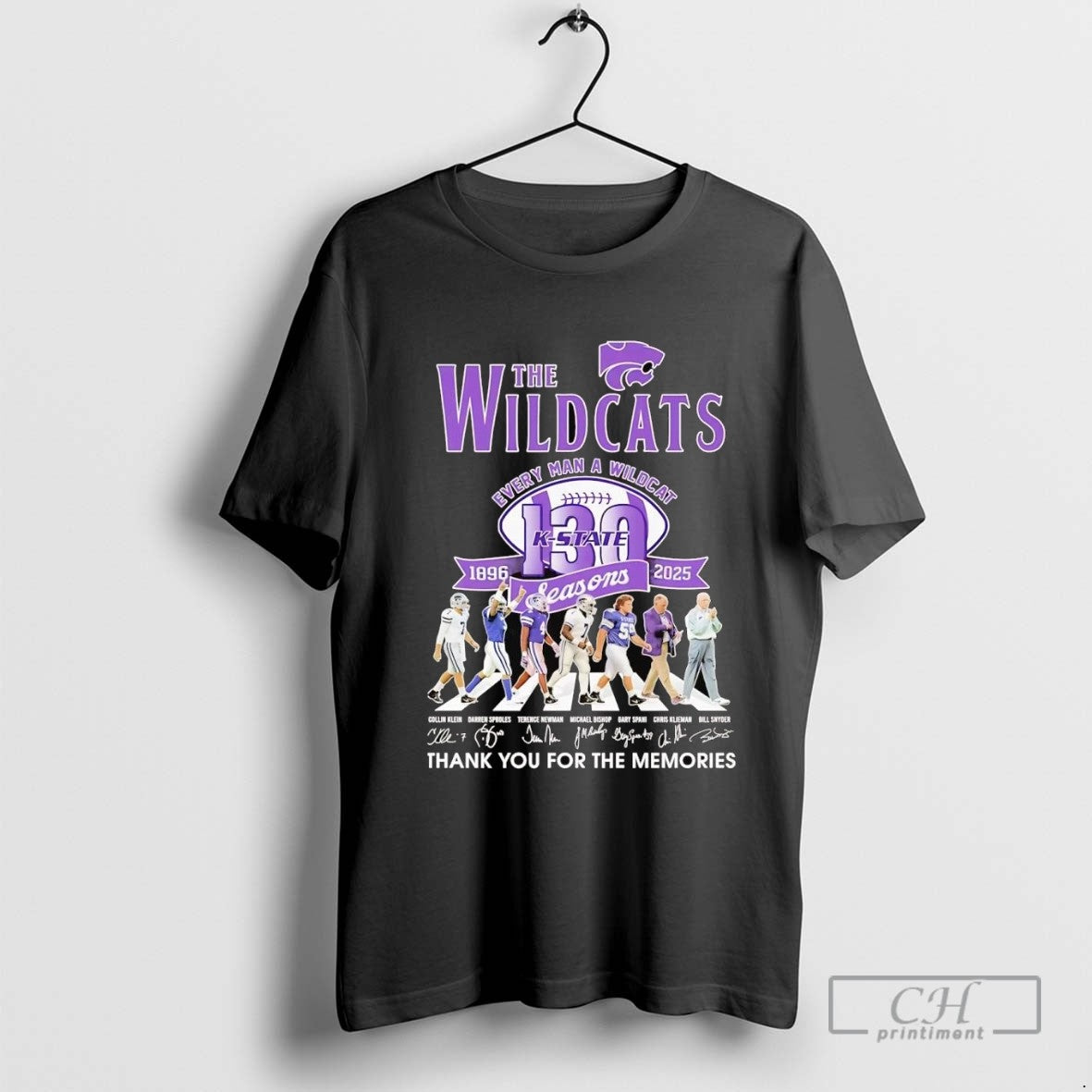K State Wildcats Every Wildcat 130 Seasons Thank You Memories Shirt