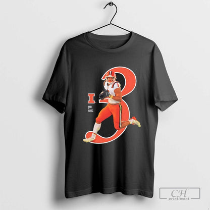 Kaden Feagin 3 Illinois Fighting Illini 2025 Ncaa Player TShirt
