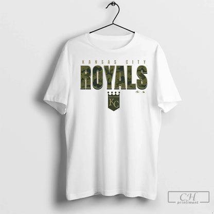 Kansas City Royals Camo Mlb Postseason 2025 T Shirts Long Sleeve