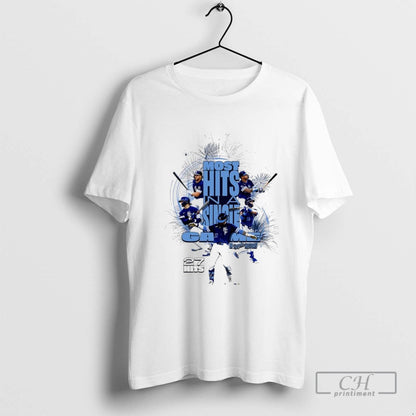 Kansas City Royals Most Hits Single Game TShirt Elegant Collection