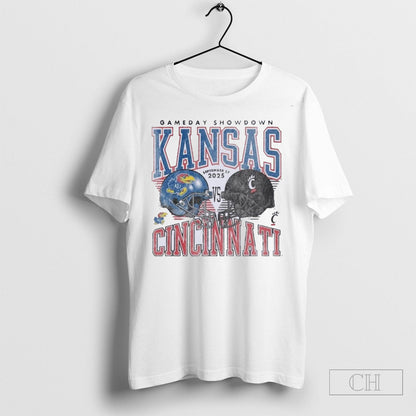 Kansas Jayhawks Vs Cincinnati Bearcats 2025 Gameday Showdown Shirt