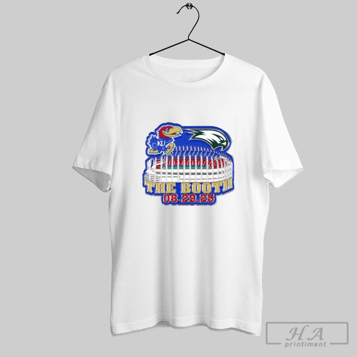 Kansas Jayhawks Vs Wagner Seahawks 2025 Game Day Booth TShirt Classic