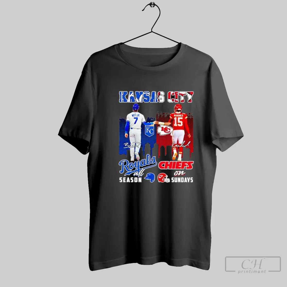 Kansas City Witt Jr Kansas City Royals All Season And Mahomes Kansas