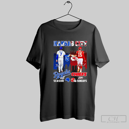 Kansas City Witt Jr Kansas City Royals All Season And Mahomes Kansas