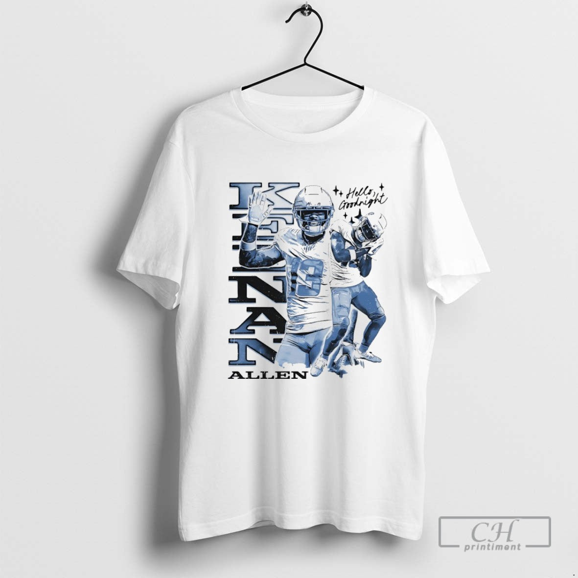 Keenan Allen Los Angeles Chargers Hello Goodnight TShirt Modern Gift