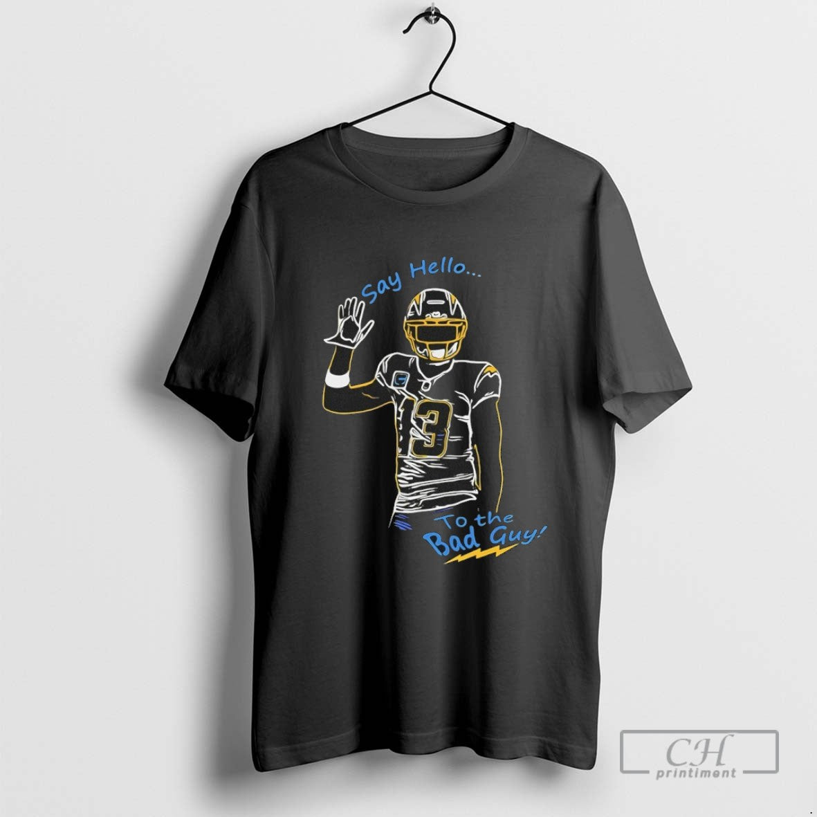 Keenan Allen Los Angeles Chargers To Bad Guy Say Hello Shirt