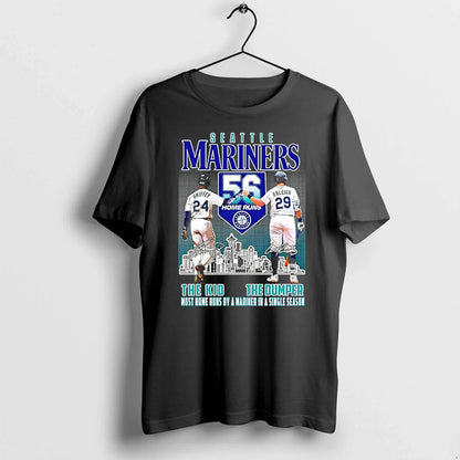 Ken Griffey Jr And Cal Raleigh Dumper Most Home Runs Shirt Exclusive
