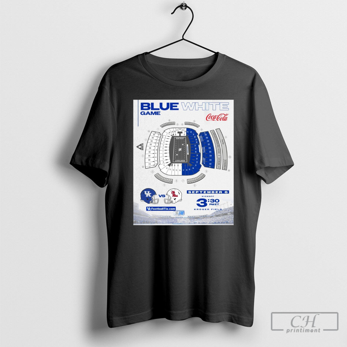 Kentucky Wildcats Vs Ole Miss Rebels Blue White Game Kroger Field