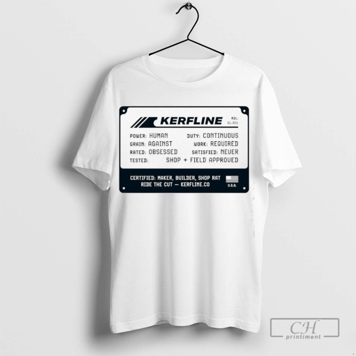 Kerfline Certified Maker Builer Shop Rat Ride Cut Usa Flag Sweatshirt