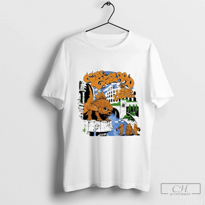 King Gizzard Lizard Wizard Goldfish Fountain Tank Top Retro Fashion
