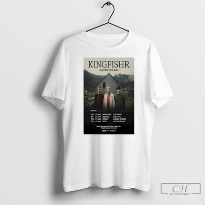Kingfishr Halcyon Tour 2026 T Shirts Hoodie Elegant Style