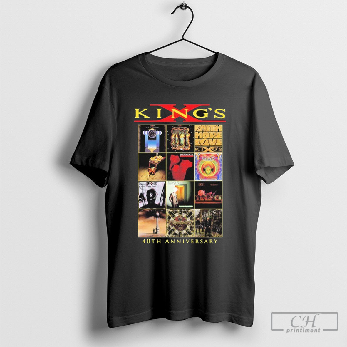 Kings X Discography 40Th Anniversary Shirts TShirt Classic Art