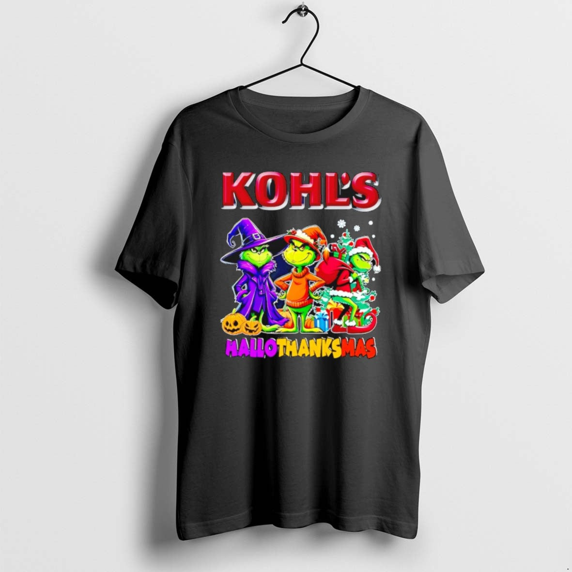 Kohls X Grinch 2025 Halloween Thanksgiving T Shirts Tank Top Modern