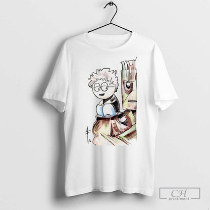 Kyle Broflovski South Park And Groot Guardians Galaxy Art Cartoon T