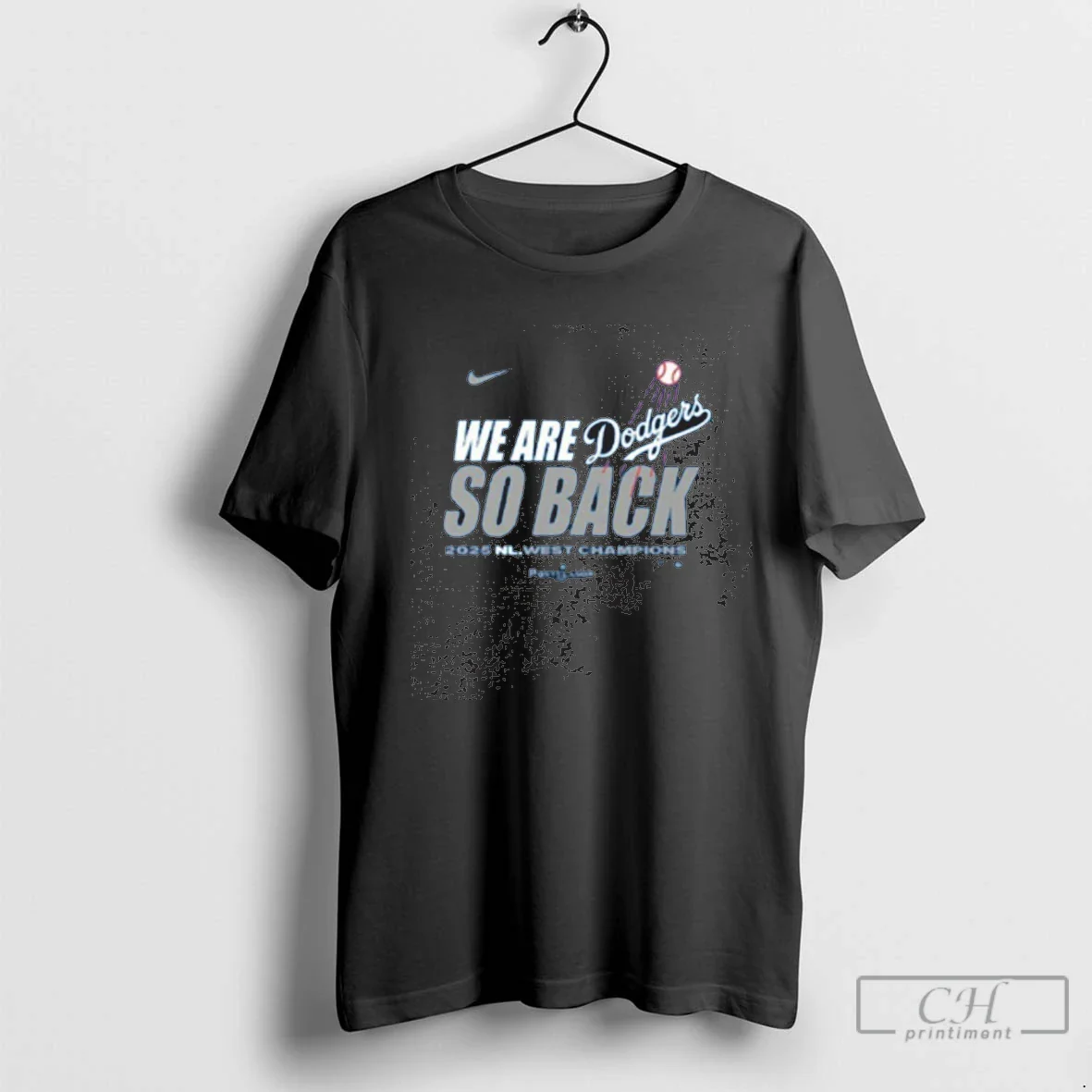 La Dodgers We Are So Back 2025 Nl West Champions Shirt Premium Art