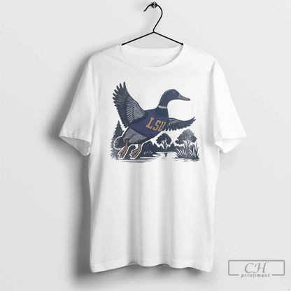 Lsu Tigers Football Duck T Shirts Sweatshirt Elegant Style