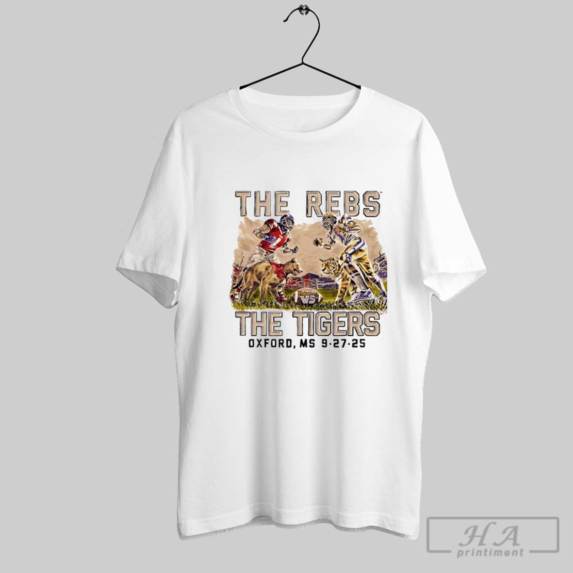 Lsu Tigers Vs Ole Miss Rebels Football Game Day 2025 Shirts Tee