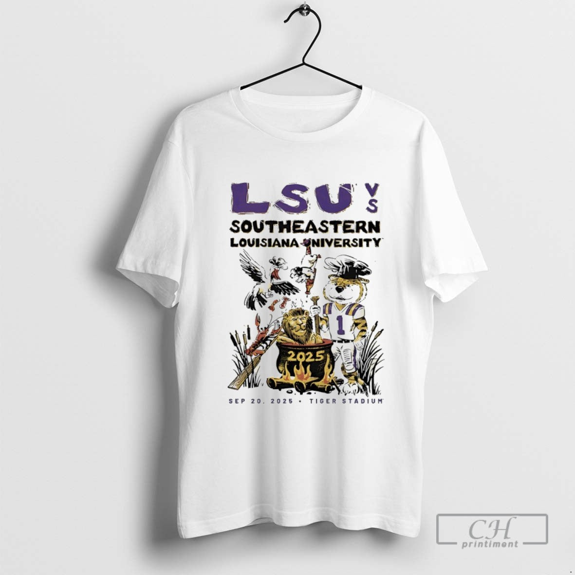 Lsu Vs Southeastern 2025 Game Day Mascot Tank Top Elegant Apparel