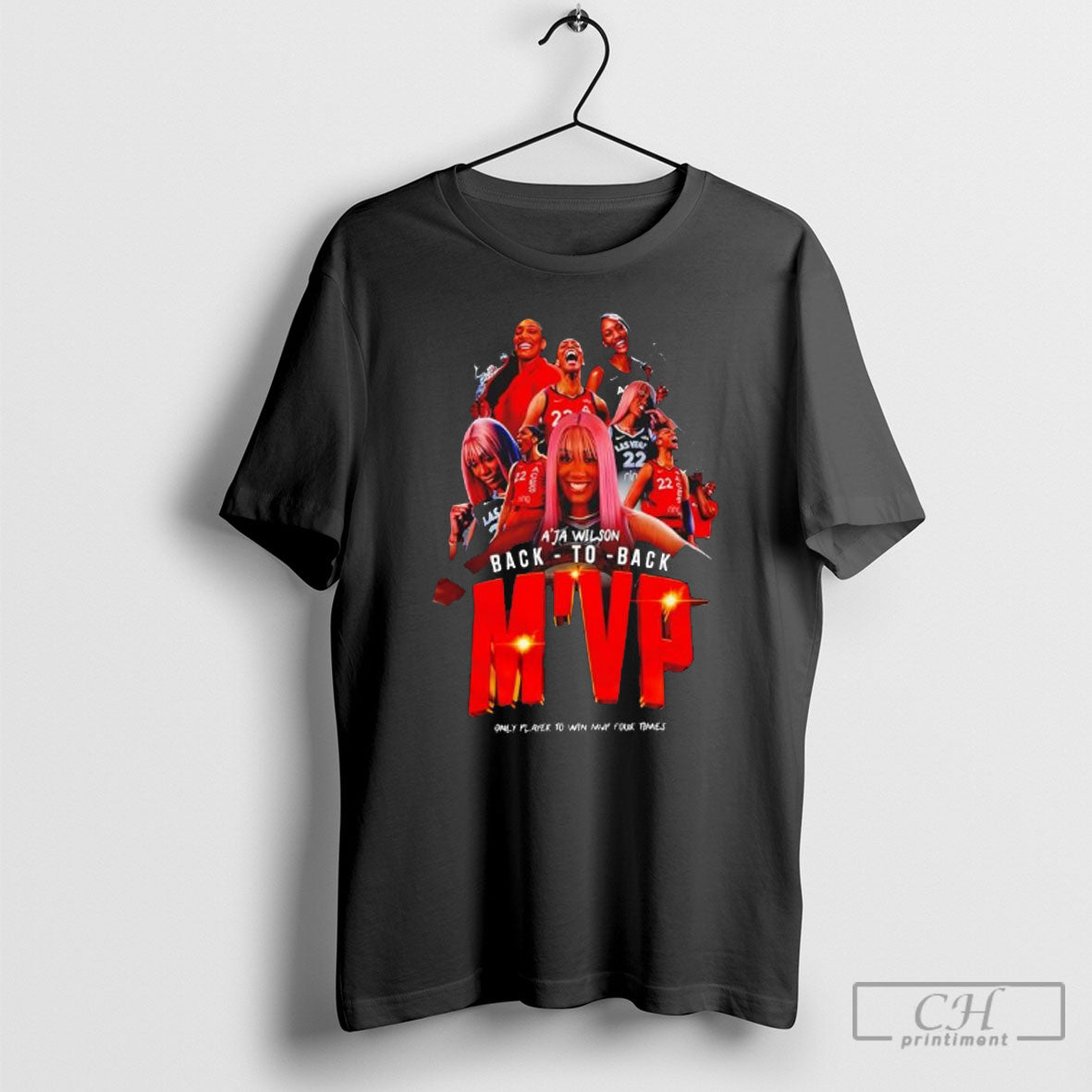 Las Vegas Aces Aja Wilson Back To Back Mvp 2025 TShirt Retro Outfit
