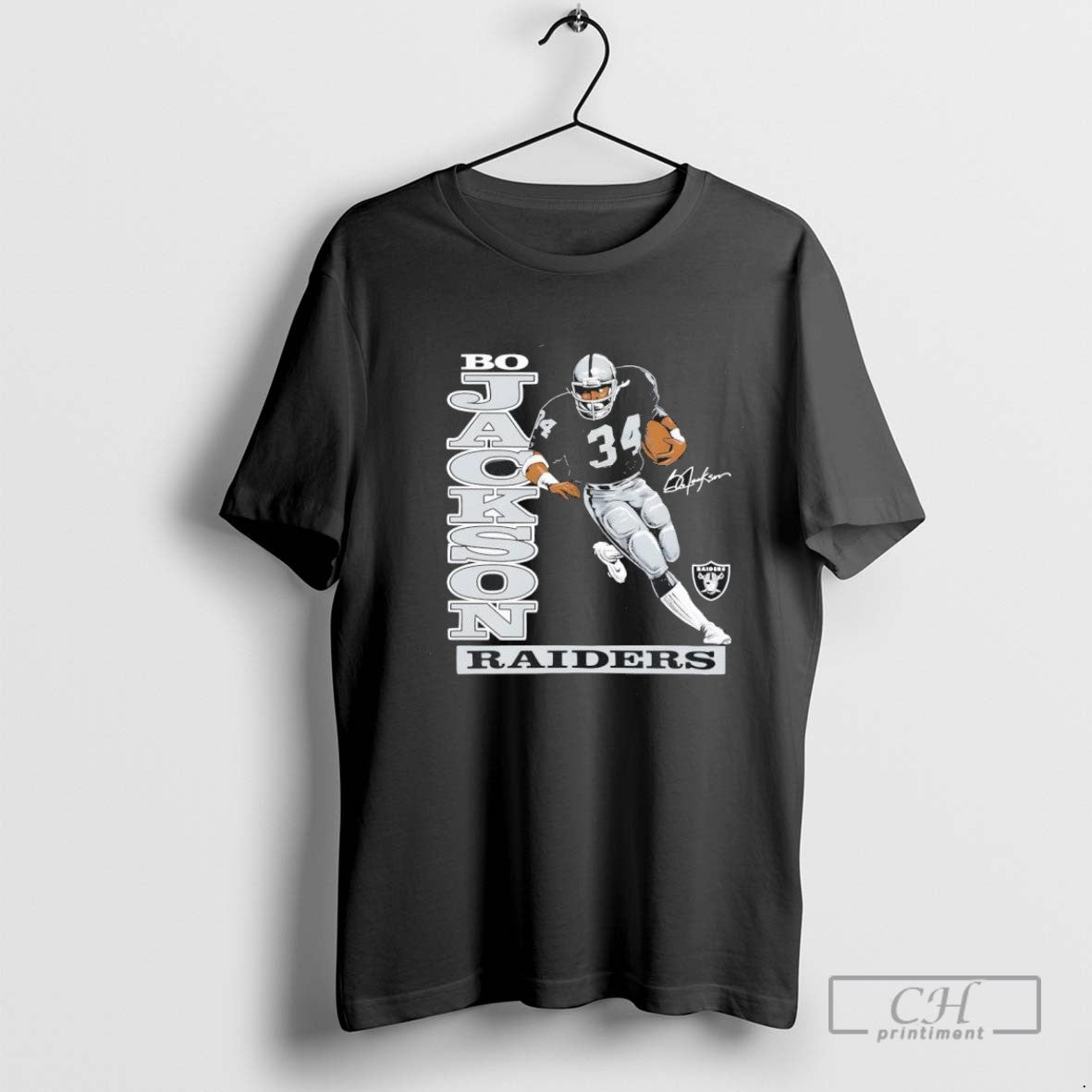 Las Vegas Raiders Bo Jackson Retired Player Signature Sweatshirt
