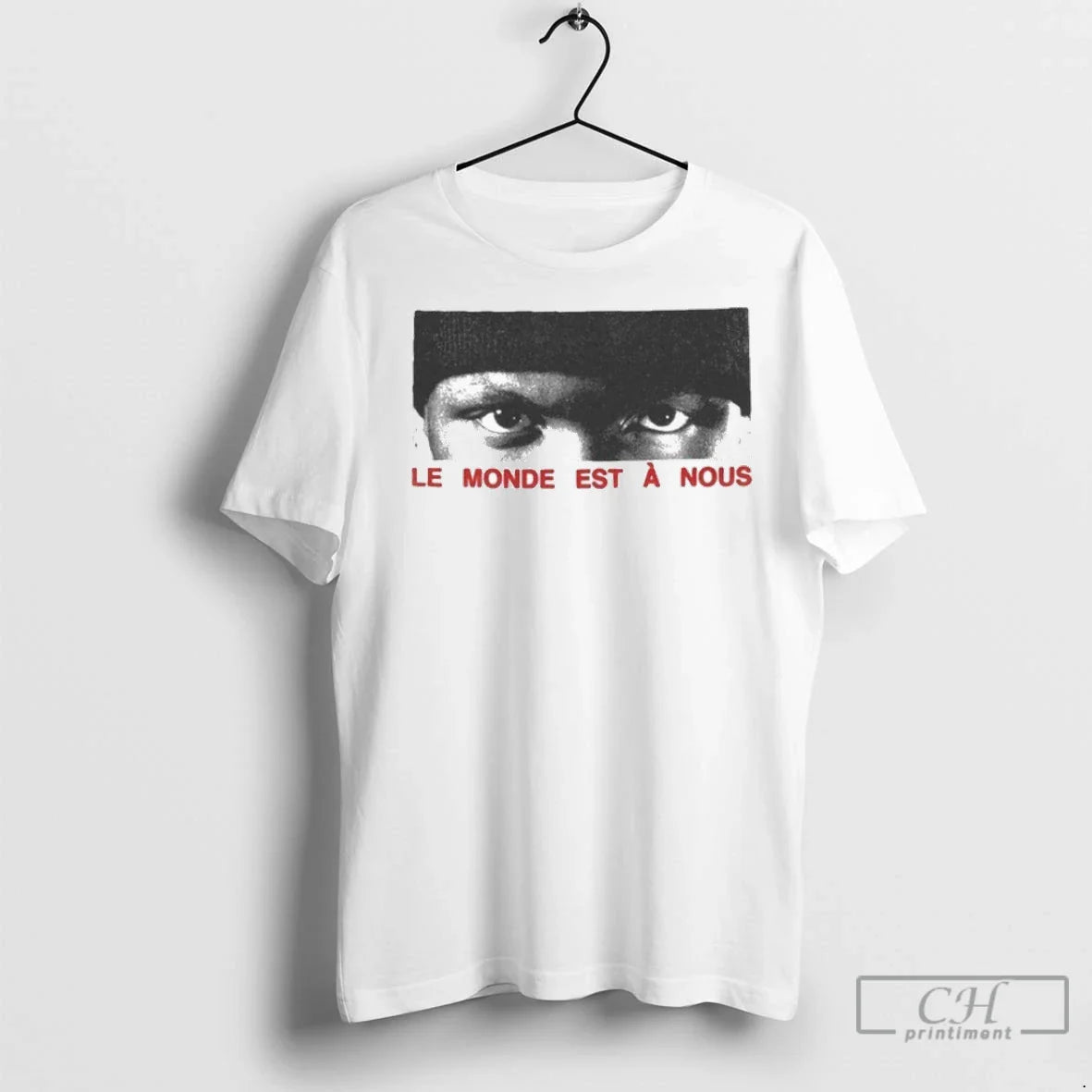 Le Monde Est Nous Scrt Eyes T Shirts TShirt Premium Art