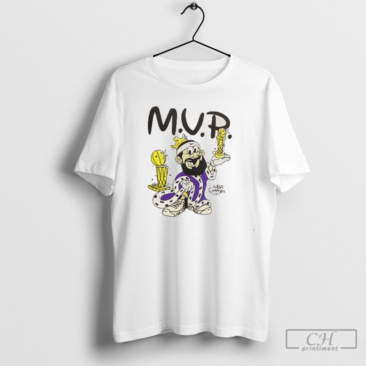 Lebron James Mvp Nba Champs 2020 Cartoon Hoodie Unique Merch