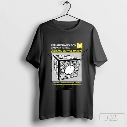Lemarchand Box Gateway To Hell User And Service Manual Shirt Classic