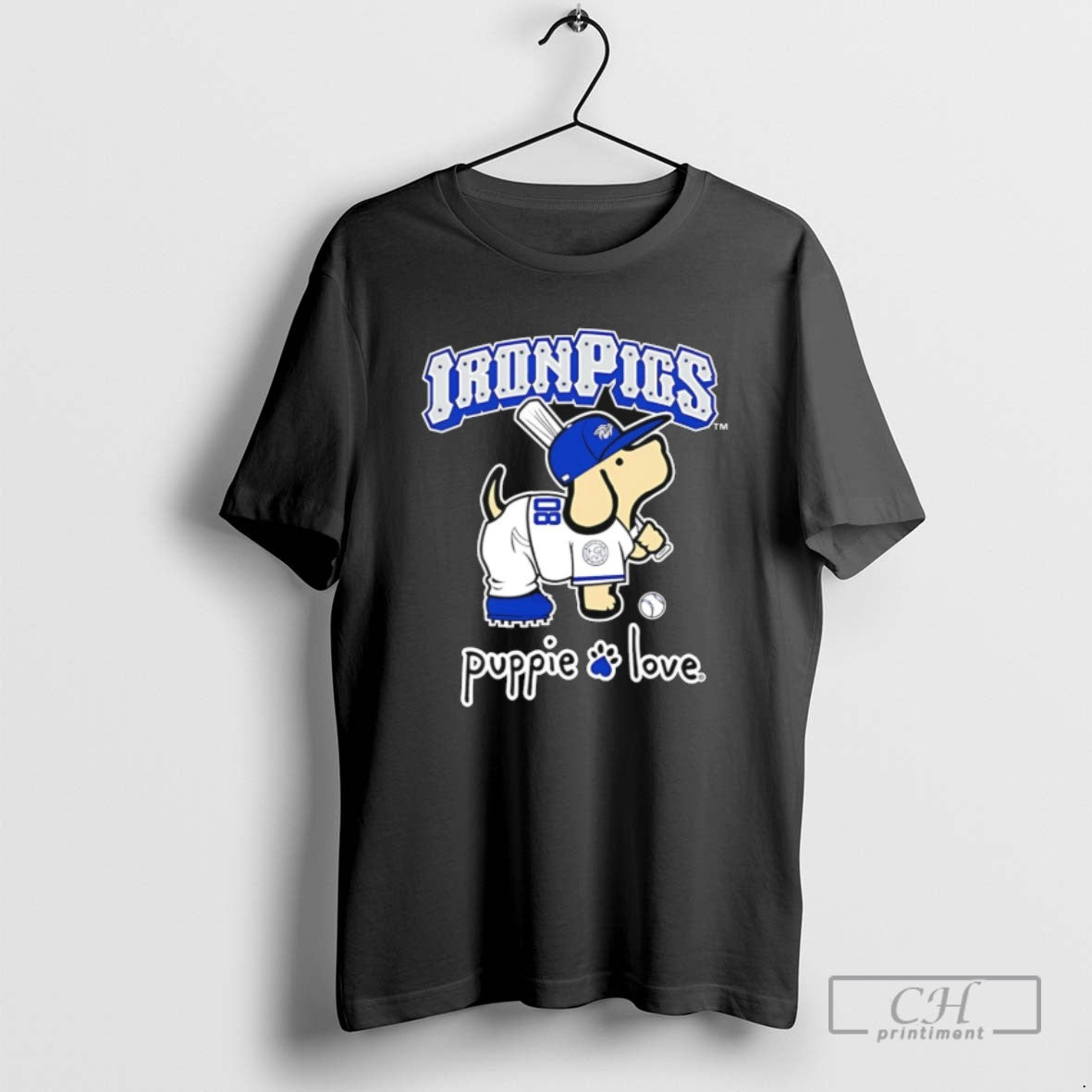 Lehigh Valley Ironpigs Puppie Love Dog T Shirts TShirt Designer