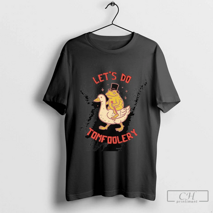 Lets Do Tomfoolery Frog Riding Goose Tank Top Elegant Fashion
