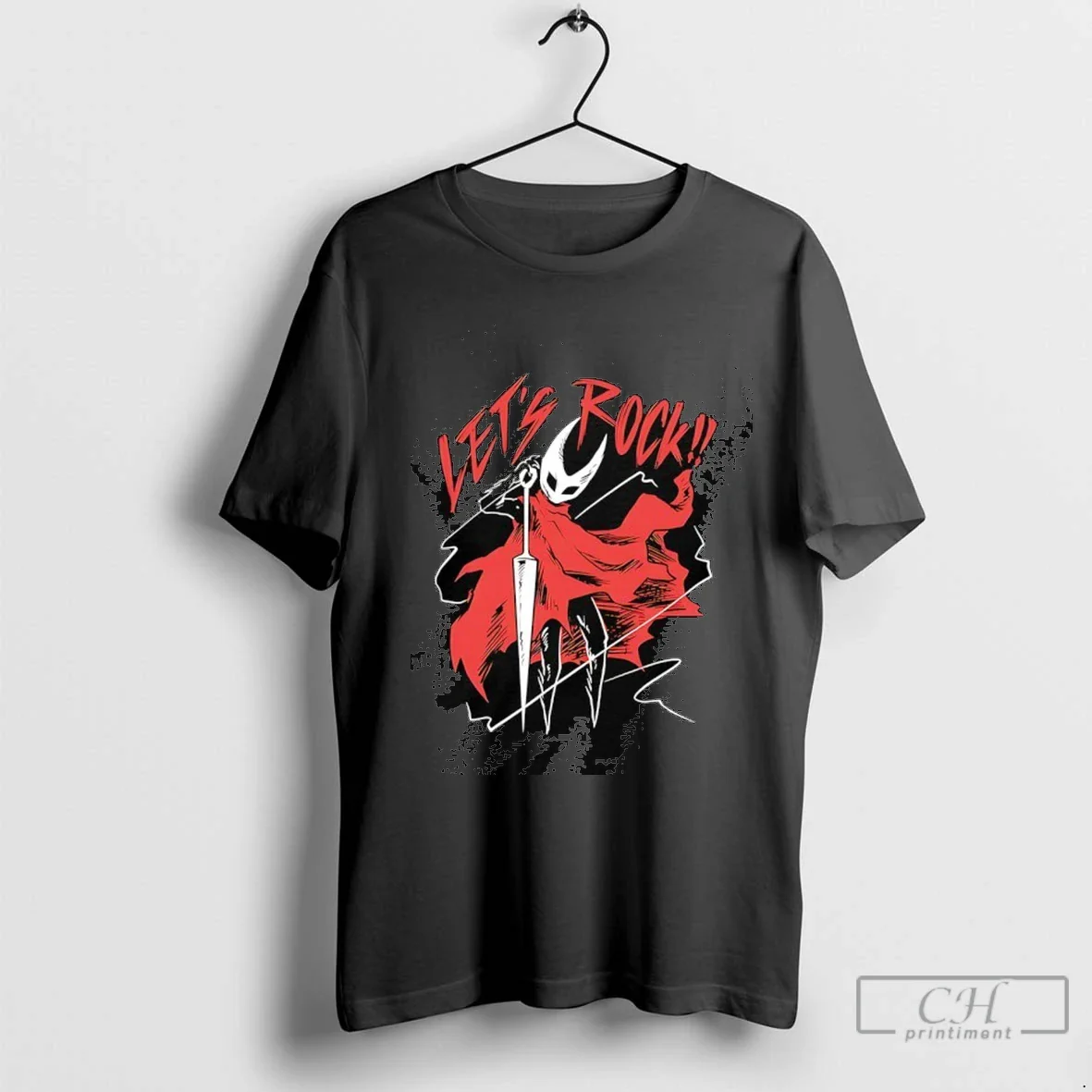 Lets Rock Hornet From Hollow Knight Sweatshirt Elegant Look