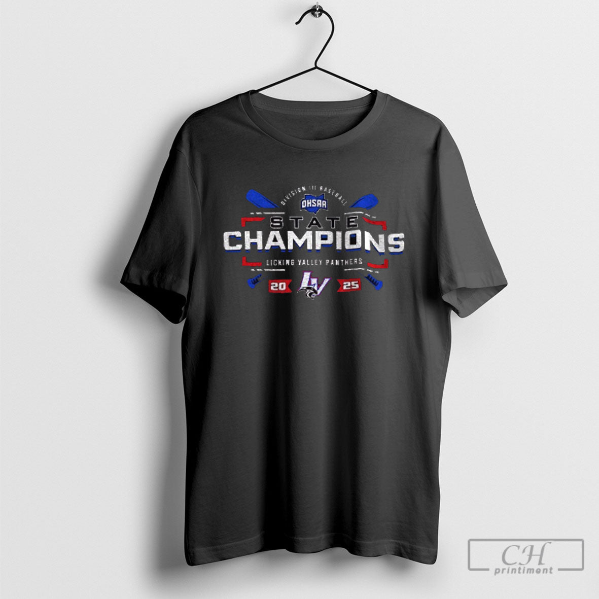 Licking Valley Panthers 2025 Ohsaa Baseball D3 State Champions Long