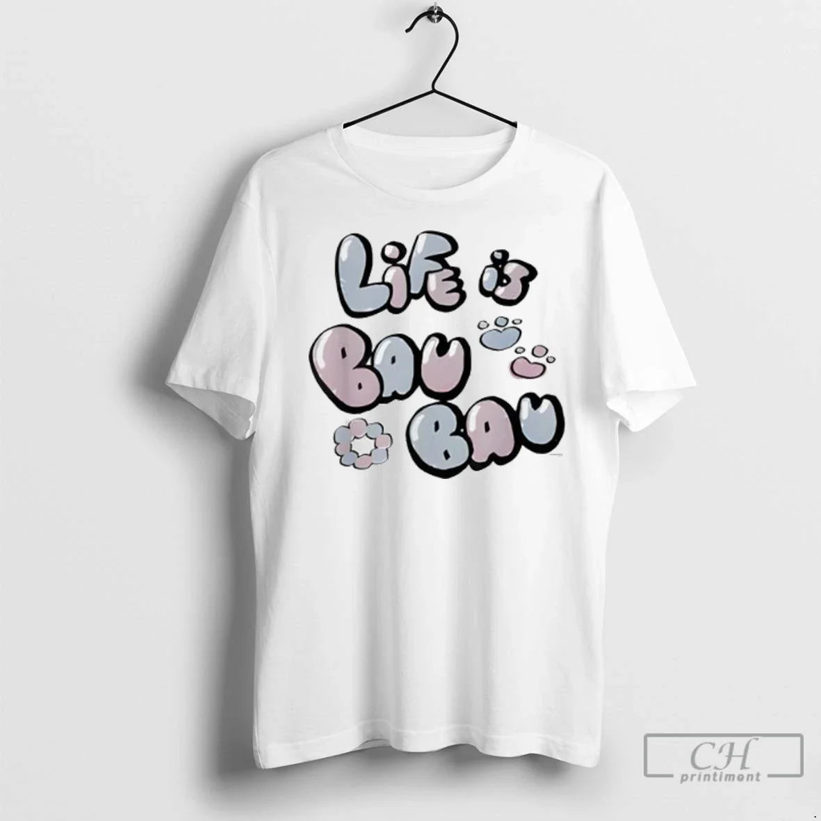 Life Is Bau Bau Ladies Tank Top Modern Fashion