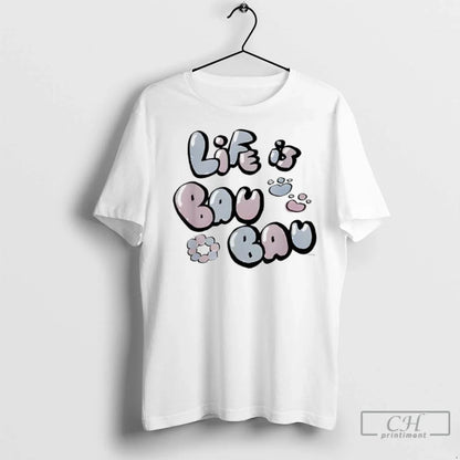 Life Is Bau Bau Ladies Tank Top Modern Fashion