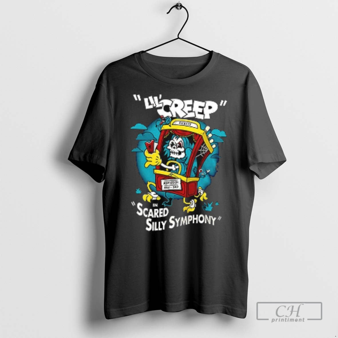 Lil Creep Scared Silly Symphony T Shirts TShirt Unique Art