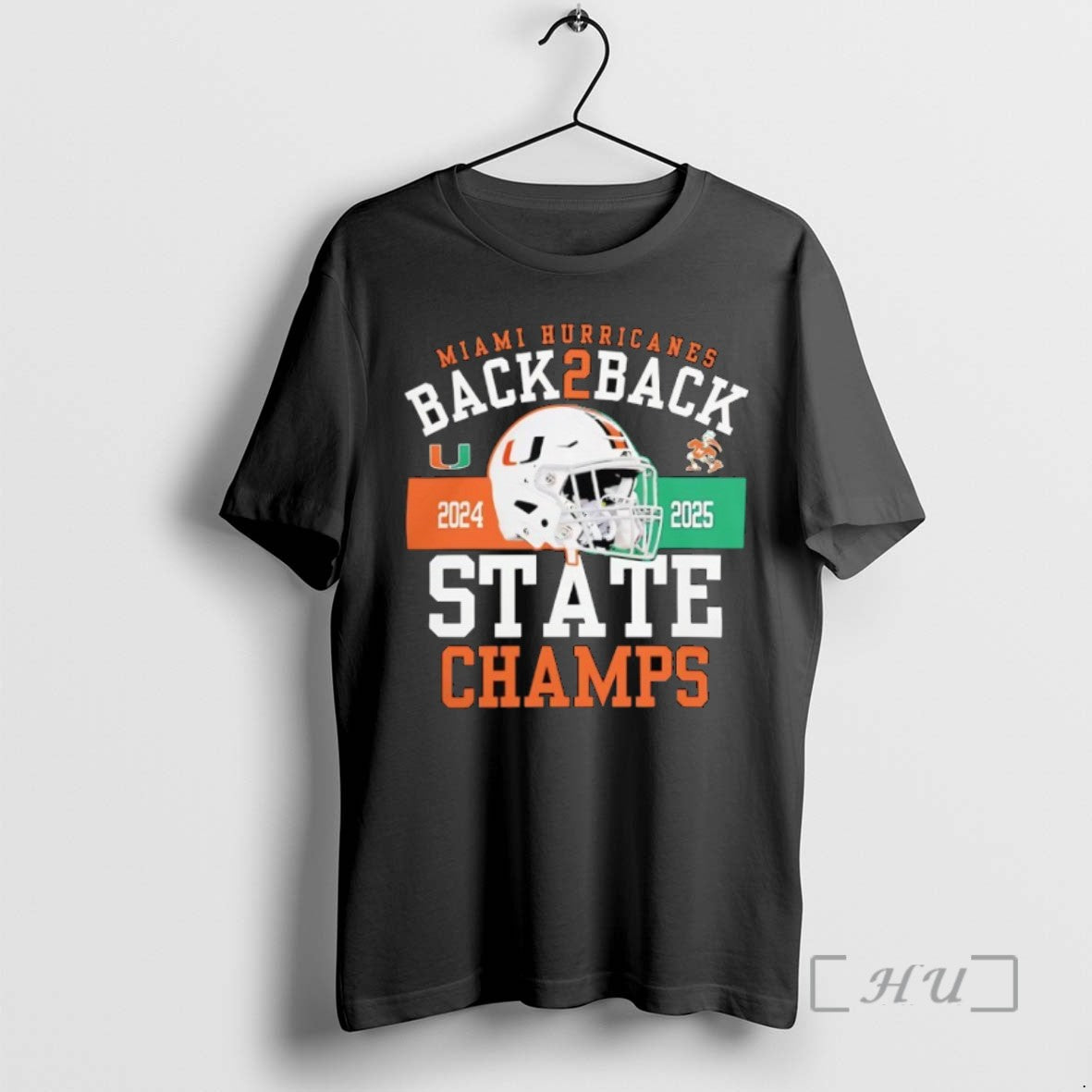 Miami Hurricanes Back 2 Back State Champs 2025 Tee Vintage Outfit