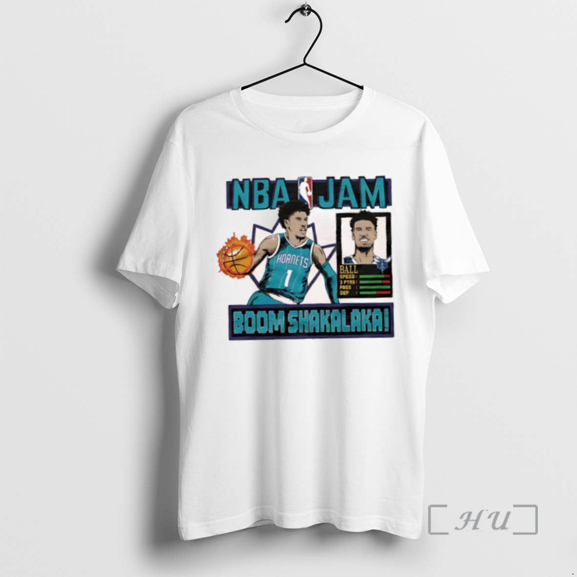 Nba Jam Hornets Lamelo Ball Boom Shakalaka Tee Classic Gift