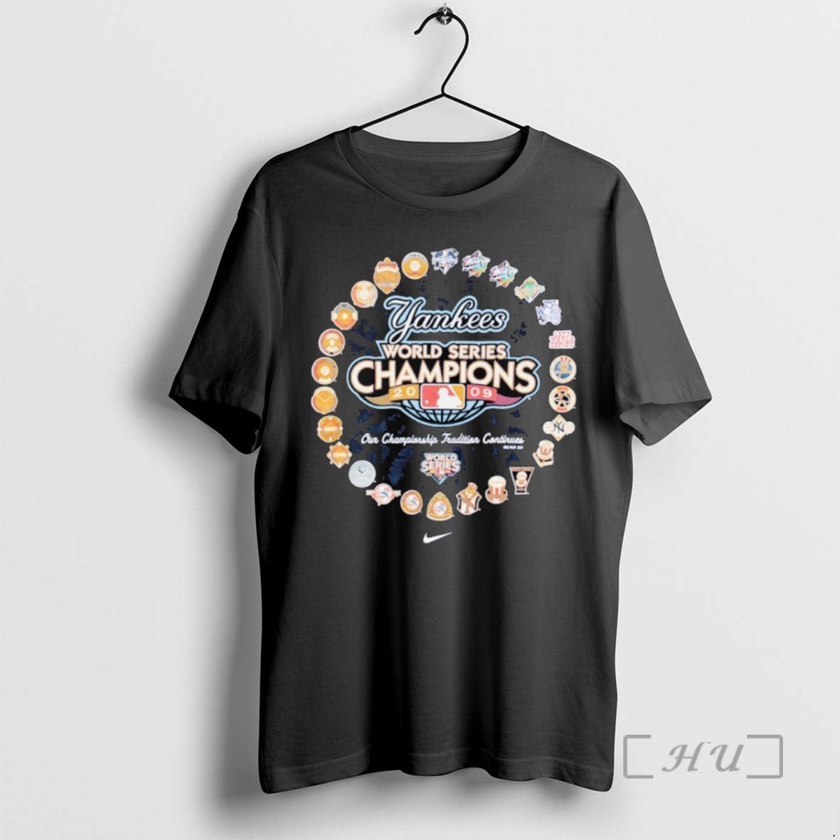 New York Yankees World Series Champions All Team Logo Hoodie Elegant