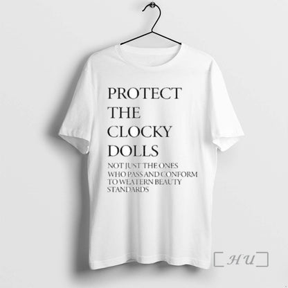 Protect Clocky Dolls Shirt Retro Style
