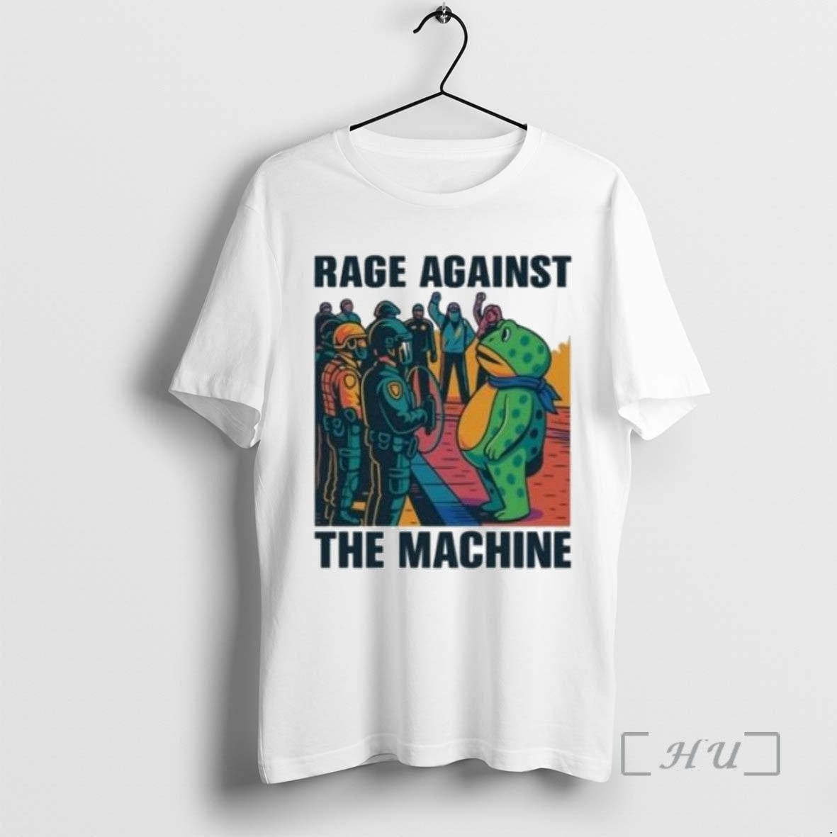 Rage Against Machine Protest Frog TShirt Exclusive Fashion