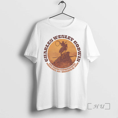 Red Rocks Charles Wesley Godwin 10 15 2025 Tee Designer Merch