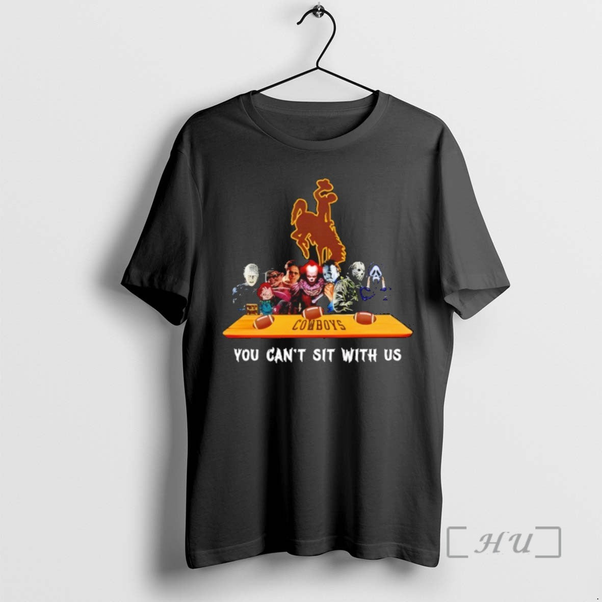 Wyoming Cowboys Horror Movie Characters You Cant Sit Us Halloween