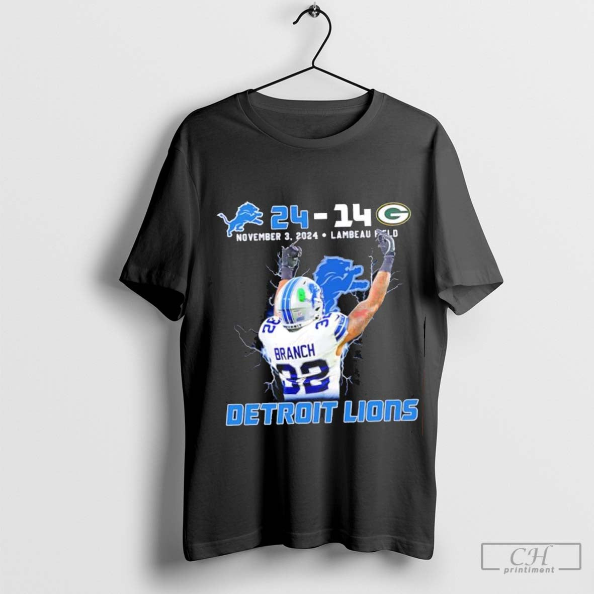 Lions Vs Packers Branch Sent Two Fisted And Middle Fingered Salute