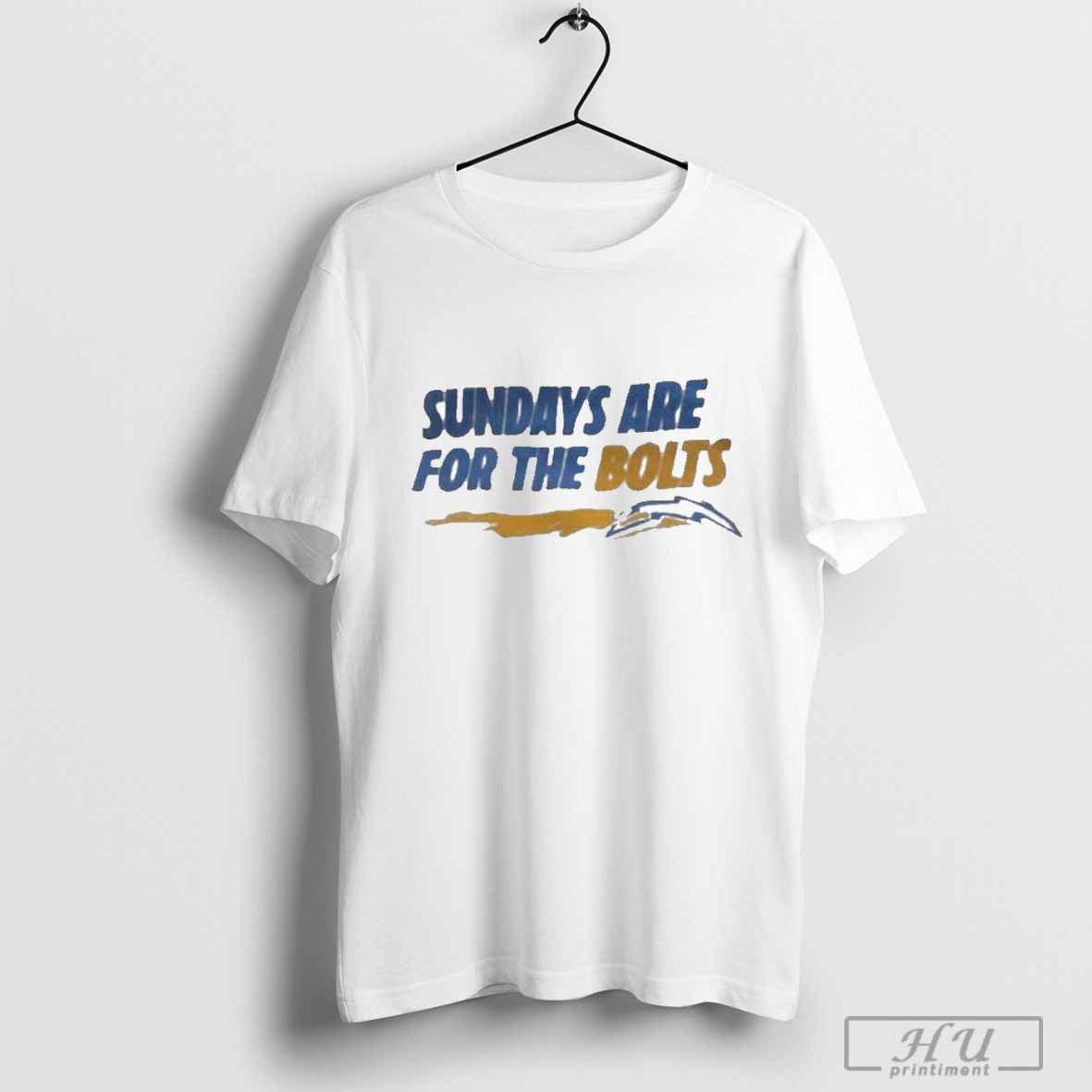 Los Angeles Chargers Sundays Are Bolts Long Sleeve Vintage Style