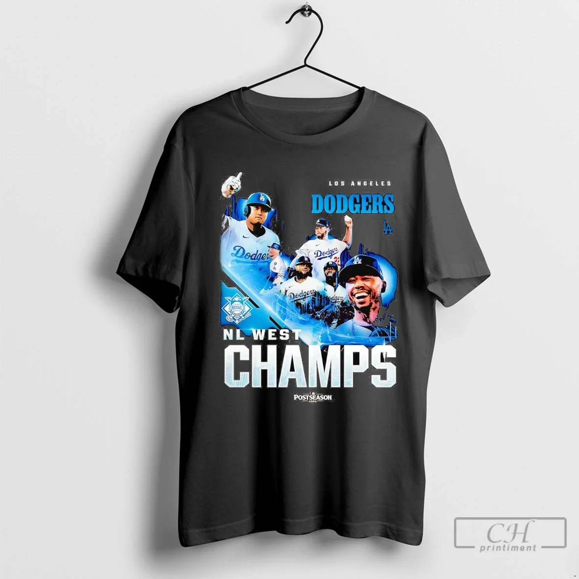Los Angeles Dodgers 2025 Nl West Champions Postseason Sweatshirt